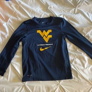 Nike WVU Dri Fit long sleeve Small